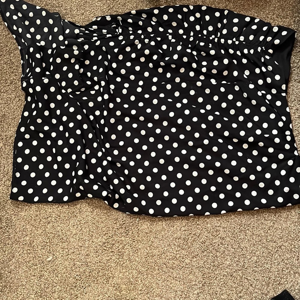 Polka dotted skirt